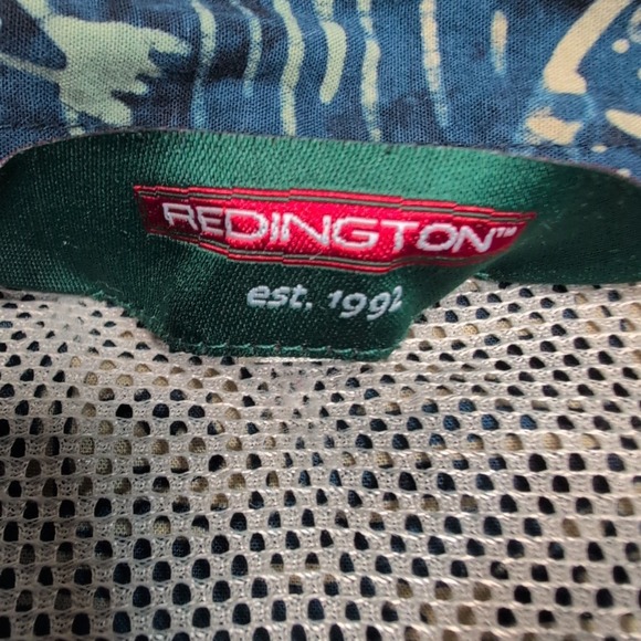 Redington Shirt Mens XXL Blue Fishing Button Up Vented Gorpcore Outdoors Casual - Picture 5 of 10